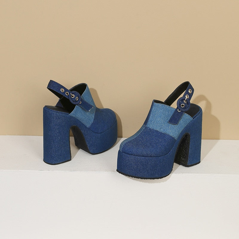 Rico Denim High Heels