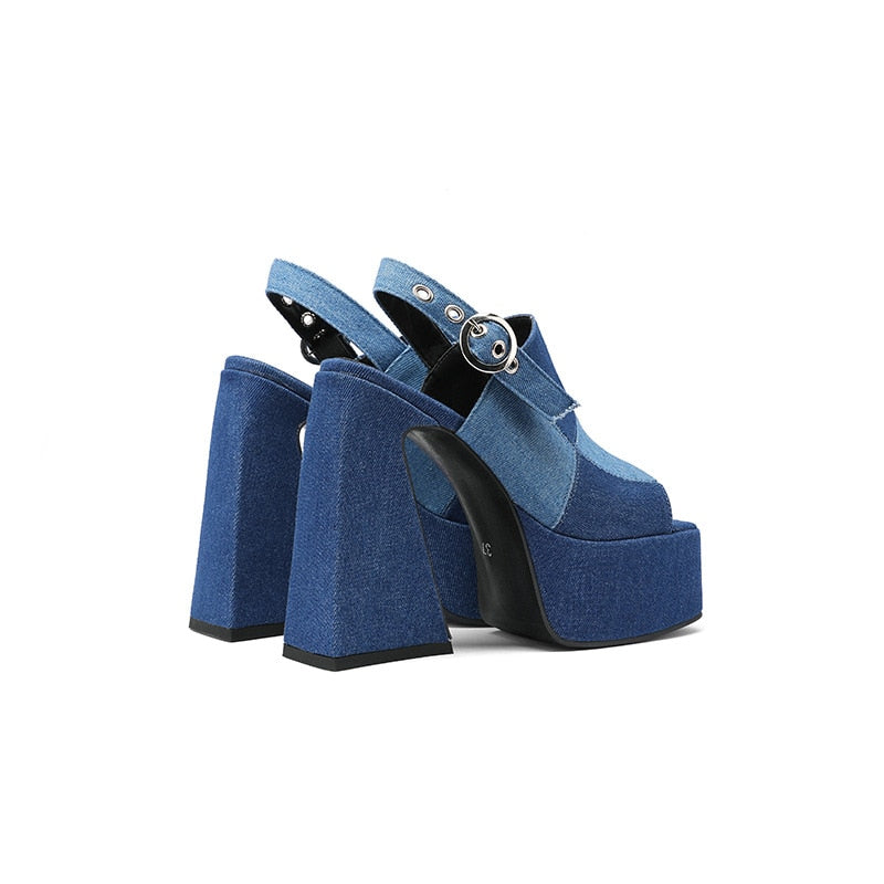Rico Denim High Heels