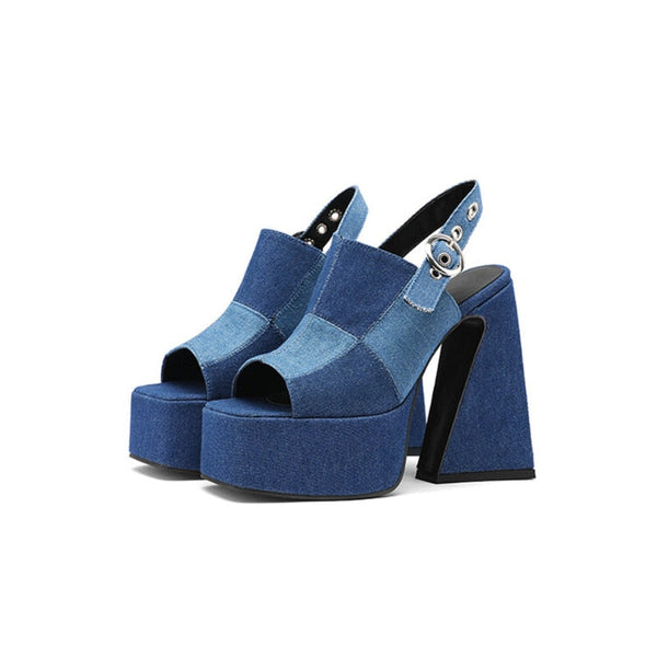 Rico Denim High Heels