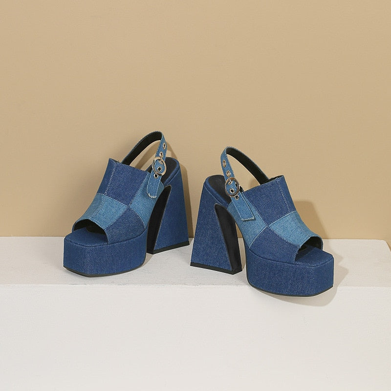 Rico Denim High Heels