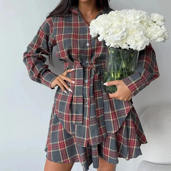 PlaidEuphoria Mini Skirt